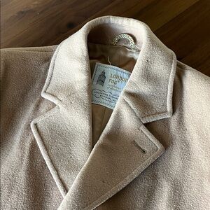 Vintage London Fog 100% Wool Men’s Camel Coat | 38 Reg